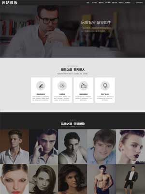 网络服务类行业网站织梦模板